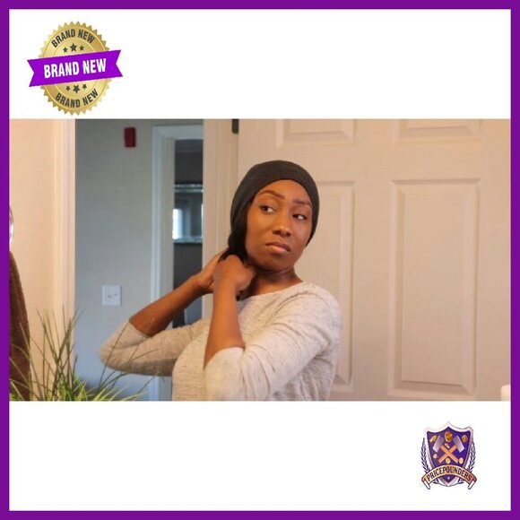 Adjustable Satin Lined Sleep Cap for Braids Dreadlocks Natural Hair